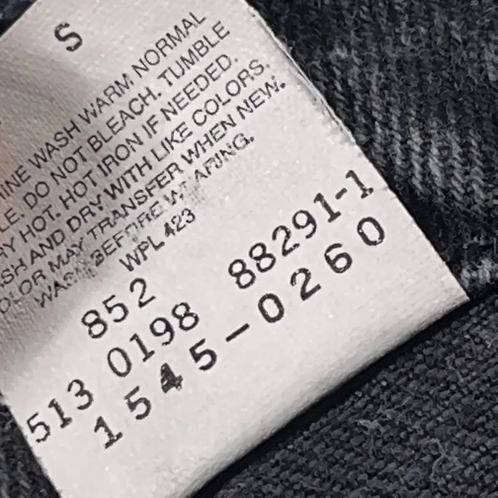 Vintage‎ Levi's 513 Loose Fit Jeans Men 40x34 Black Denim Made in USA 90s